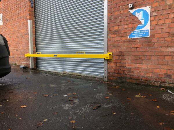 Anti Ram Barrier Grey Roller Shutter